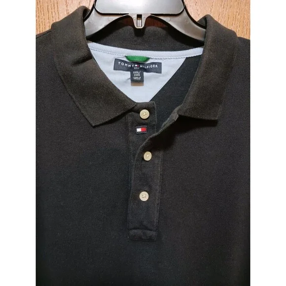 3-Tommy Hilfiger Polo (Golf)-(Blue/Black/White)-(Size:3XL)-(Decent Cond.)-$30.00 - Picture 6 of 9